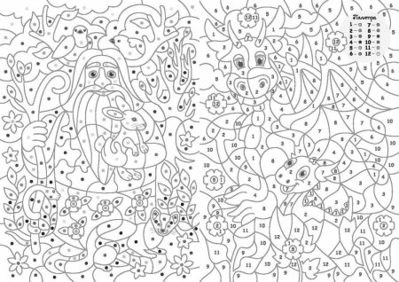 Разукрашки по номерам