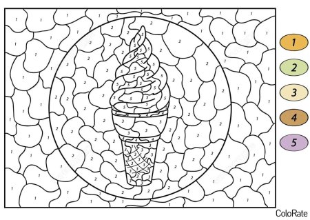 Раскраска по номерам для девочек