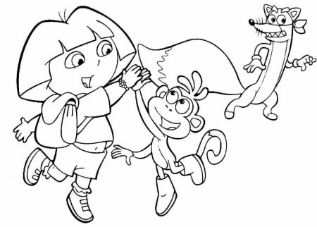 Даша и башмачок раскраска