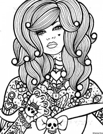 Раскраски красивые и модные