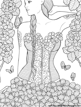 Раскраска для девочек