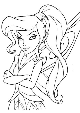 Раскраски феи Дисней