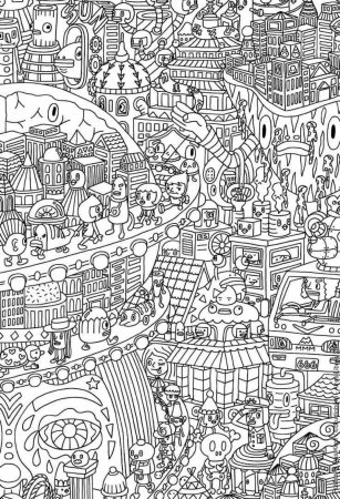 Раскраски сложные