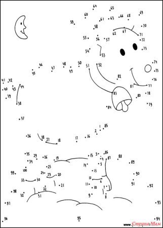 Рисование по цифрам для дошкольников