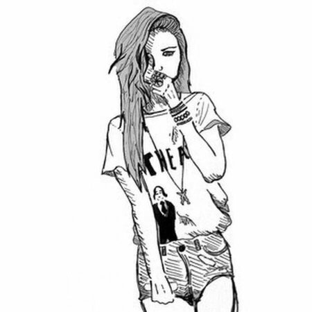 Рисунки для срисовки подростковые