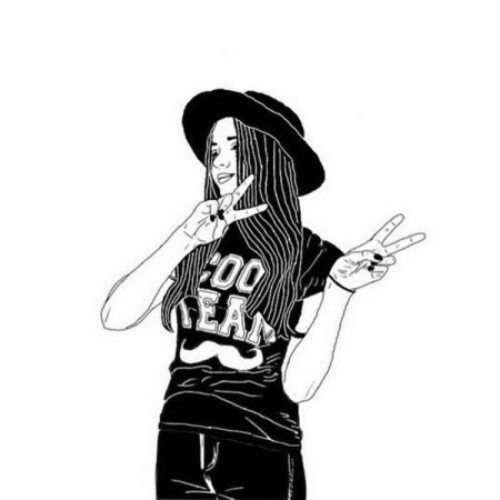 Рисунки девочки пацанки