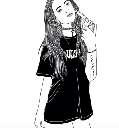 Молодежные рисунки для срисовки