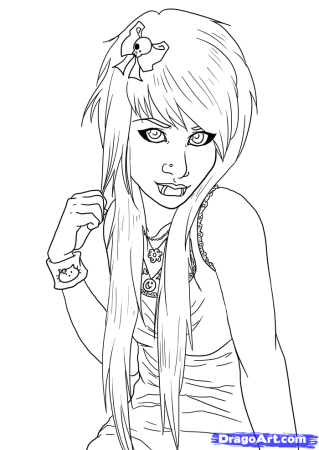 Раскраски для девочек дерзкие девочки