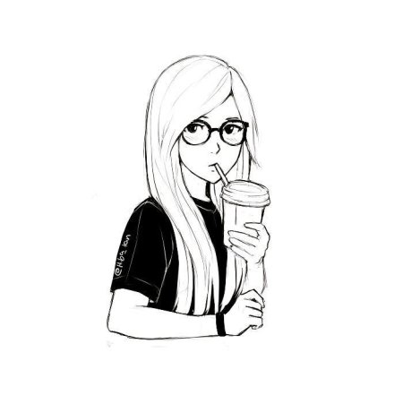 Рисунки для срисовки девушки крутые