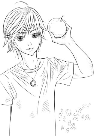 Раскраска для подростка