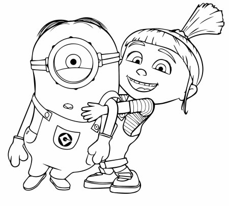 Раскраски Гадкий я Агнес