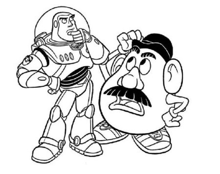 Базз Лайтер раскраска