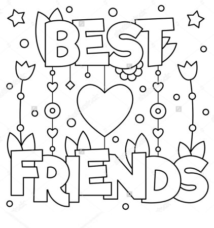 Раскраска BFF