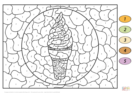 Раскраска по номерам