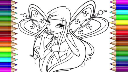 Раскраски Винкс Беливикс Рокси