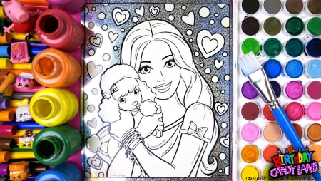 Раскрасить красками