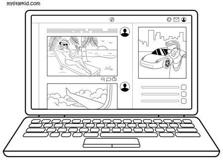 Раскраска планшет с приложениями