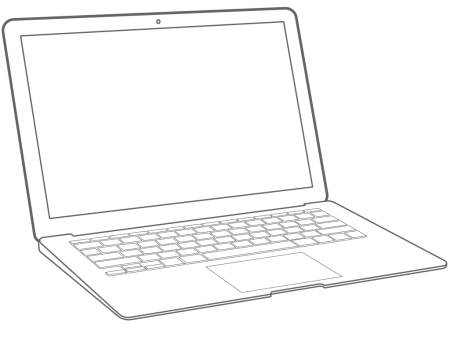Ноутбук контур сбоку