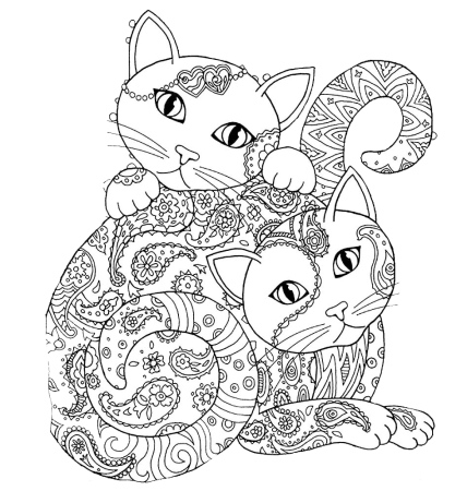 Котенок. Раскраска