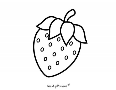 100 Easy Coloring Pages for Kids-World of Printables