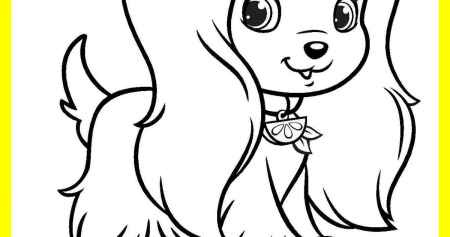 Раскраска милые собачки