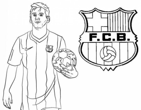 Раскраски футболистов Лионель Месси