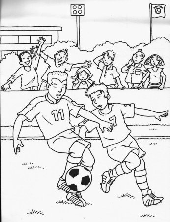 Раскраска футбол