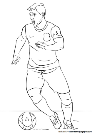 Футболист карандашом