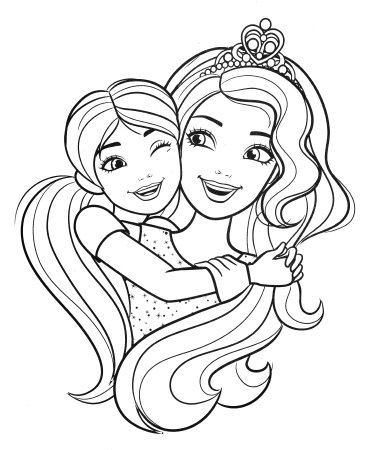 Раскраска Барби Челси