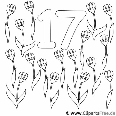 Число 11 раскраска