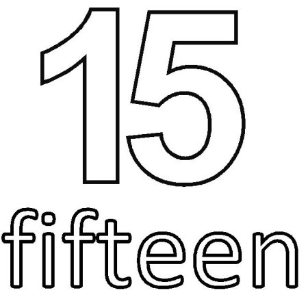 Раскраски для 15