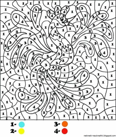 Раскраска цифры