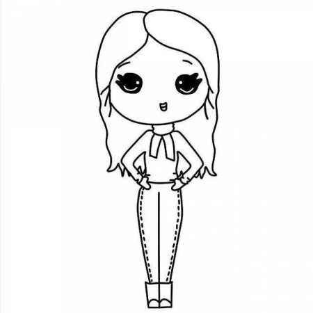 Раскраска для девочек милые