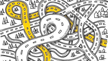 Автодорога рисунок