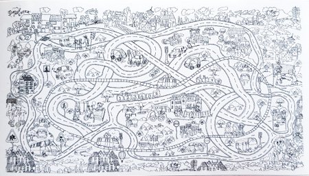 Дорога для раскрашивания