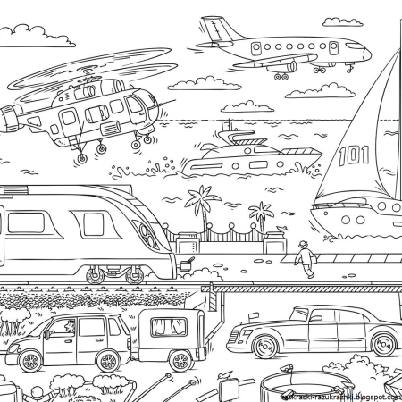 Транспорт задания для детей