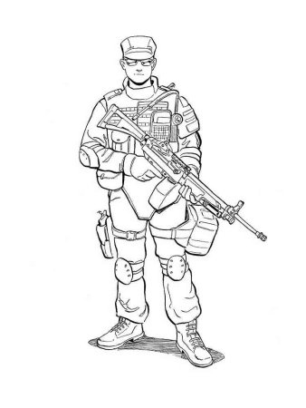 Раскраска ВДВ