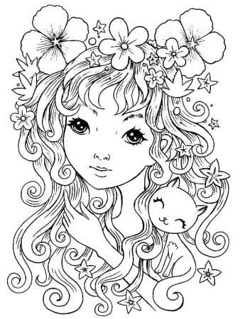 Раскраска для девочек