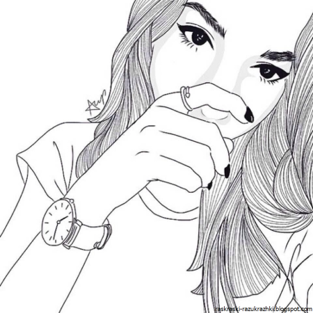 Раскраска для девочек