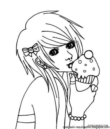 Картинки раскраски для девочек