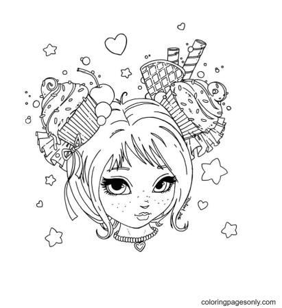 Раскраски красивые и модные