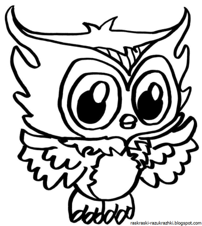 Раскраски Совушки