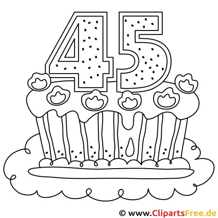 Geburtstag раскраски