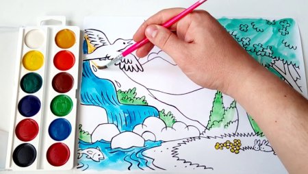 Раскрасить красками