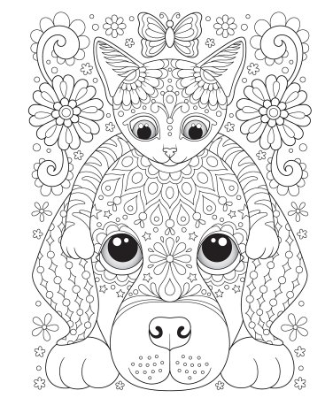 Раскраска антистресс