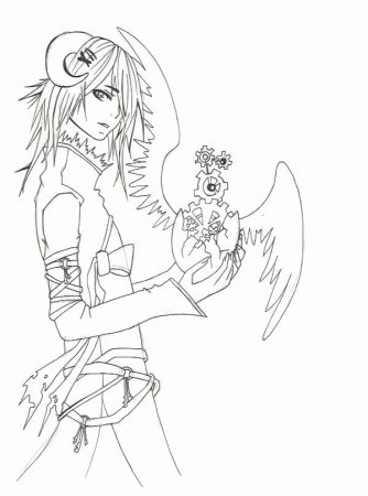 Рисунки для срисовки аниме демоны девушки