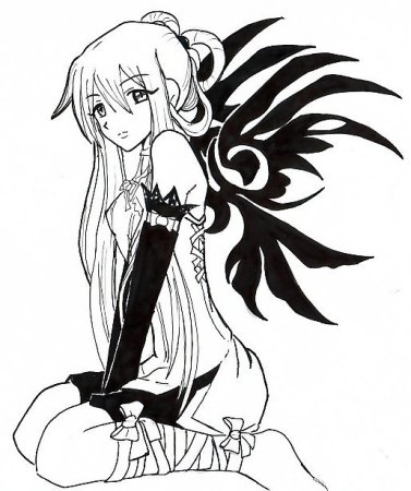 Раскраски аниме