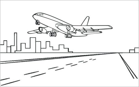 Раскраска аэропорт