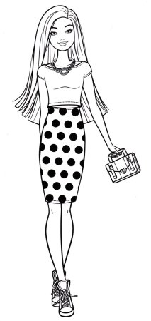 Разные раскраски Барби