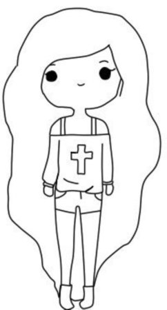 Раскраски для девочек для срисовки легкие